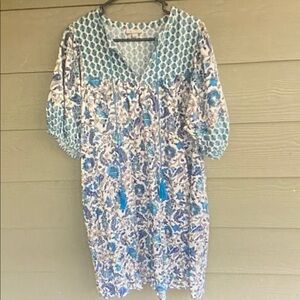 Knox Rose Blue and White Mini Dress